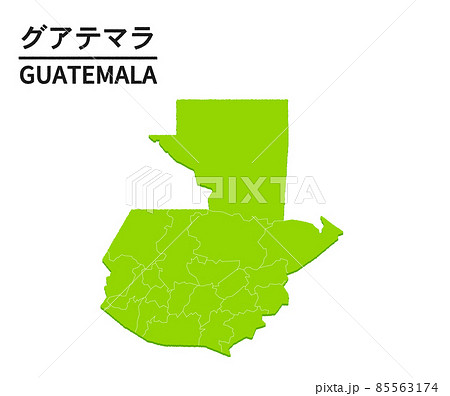 グアテマラの世界地図イラスト グアテマラの世界地図イラスト 85563174