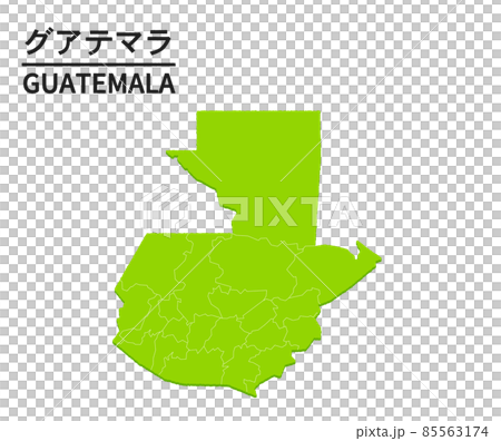 グアテマラの世界地図イラスト グアテマラの世界地図イラスト 85563174