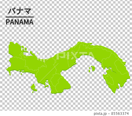 巴拿馬世界地圖插圖 85563374