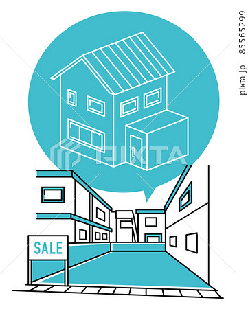 売り土地と戸建て住宅のイメージ 85565299