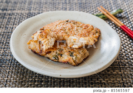 オートミールで作った長芋鉄板 オートミールで作った長芋鉄板 85565597