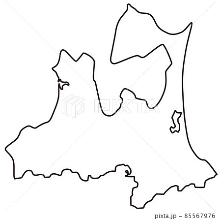 青森県　地図 85567976