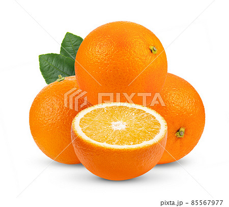 Orange fruit isolated on white background 85567977