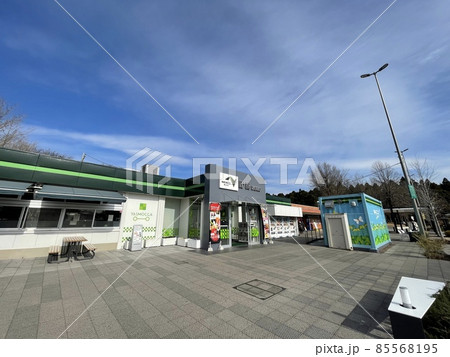 千葉東金道路唯一の野呂パーキングエリア 85568195