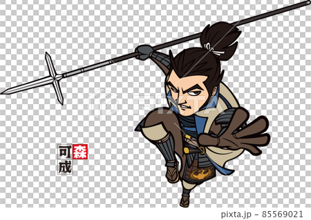 森吉成手持長矛跳躍 [3 頭] 85569021