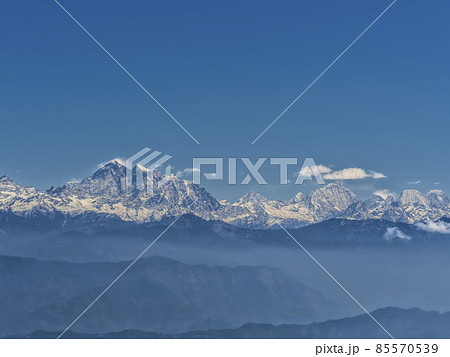 ナガルコットから眺めるヒマラヤ山脈 / Himalayas from Nagarkot, Nepal 85570539