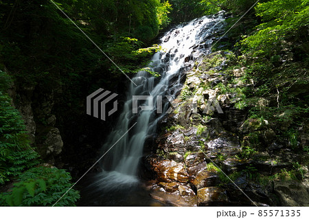 真夏の布滝の風景5 岡山県津山市阿波 真夏の布滝の風景5 岡山県津山市阿波 85571335
