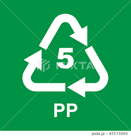 Plastic Recycling Symbol Class 5 PP 85573004