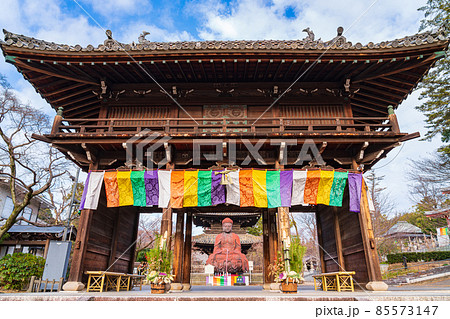 冬の八事山興正寺、中門の門松と平成大仏〈愛知県名古屋市〉 冬の八事山興正寺、中門の門松と平成大仏〈愛知県名古屋市〉 85573147