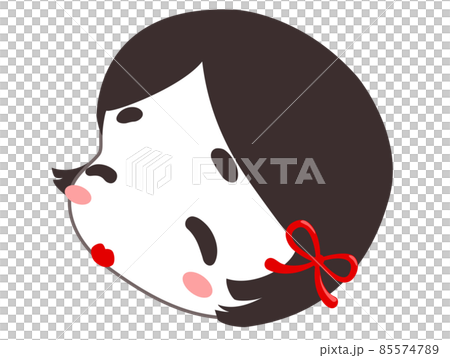 おたふく/ 節分素材　アイコン/ベクター画像 85574789