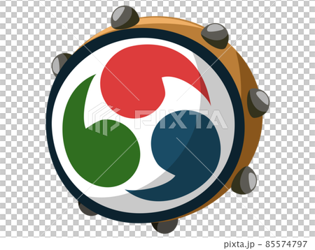 Denden daiko / Setsubun material icon / vector image 85574797