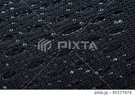 Mesh of black sports sneakers for training Macro 85577978