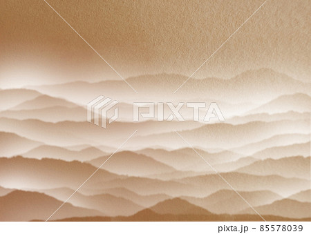 焦茶色の雲海漂う山脈の風景背景イラスト 横 他色/縦有り 焦茶色の雲海漂う山脈の風景背景イラスト 横 他色/縦有り 85578039