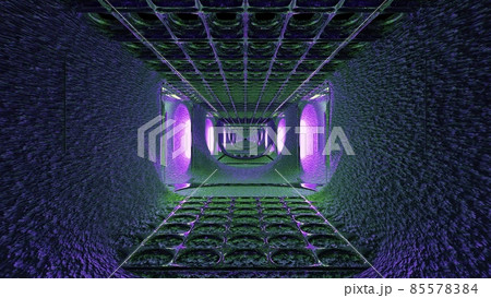3d illustration of endless round 4K UHD tunnel 3d illustration of endless round 4K UHD tunnel 85578384