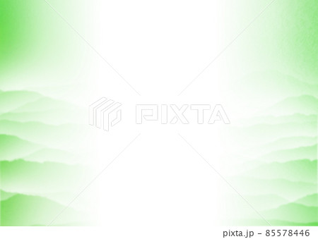 緑色の雲海漂う山脈の風景背景イラスト 中央から左右に濃くなるグラデーション 横 他色有り 緑色の雲海漂う山脈の風景背景イラスト 中央から左右に濃くなるグラデーション 横 他色有り 85578446