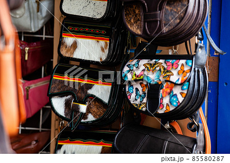 Colombian traditional leather satchel called Carriel Colombian traditional leather satchel called Carriel 85580287