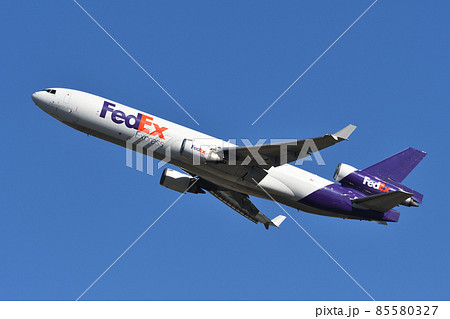 フェデックスの貨物機 MD-11F 85580327