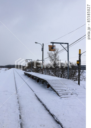 北海道　幌延　JR宗谷本線南幌延駅 85585027