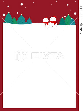 目 フレーム クリスマス 85585148
