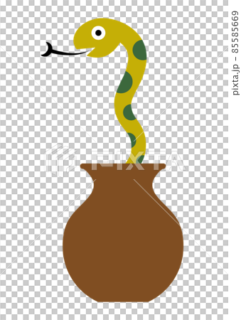 Illustration Of A Snake That Came Out Of The Stock Illustration