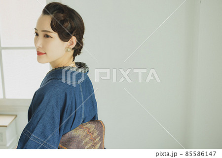 デニム着物 フィンガーウェーブ デニム着物 フィンガーウェーブ 85586147