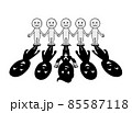 悪い人間関係　【金銭によるきずな　円】 85587118