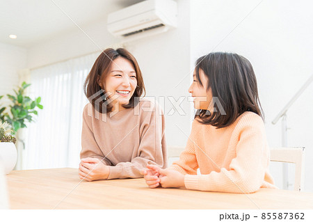 笑顔の親子 笑顔の親子 85587362