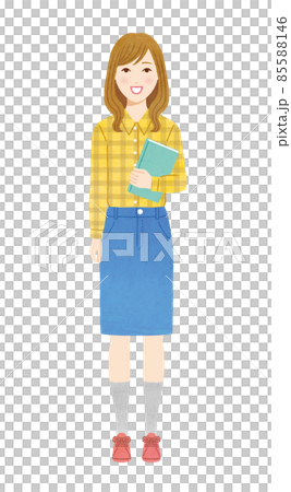 Smiley female, college student, student 85588146