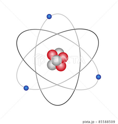 原子の構造のイラスト 85588509