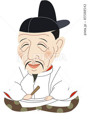 豊臣秀吉肖像画デフォルメ笑顔 85588542