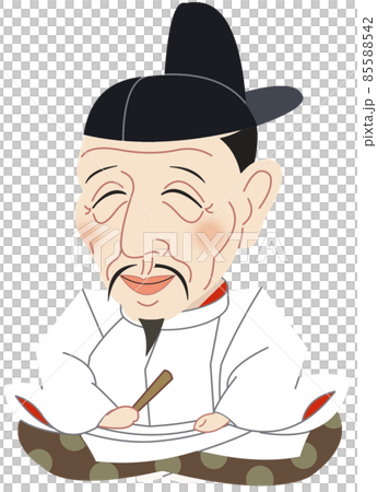 豊臣秀吉肖像画デフォルメ笑顔 85588542