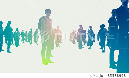 人々とテクノロジー　デジタルトランスフォーメーション  85588948