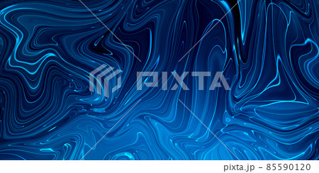 Liquid marbling paint texture background. Fluid painting abstract texture, Intensive color mix wallpaper. 85590120