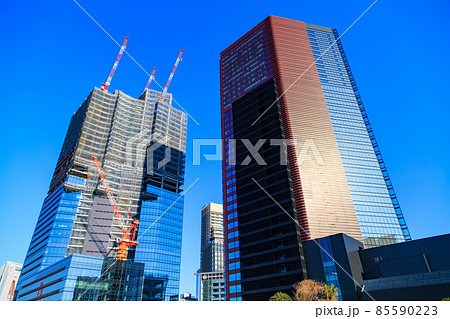 東京三田の都市再開発　三田ツインビル西館とオフィスタワー 85590223