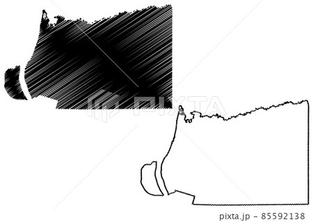 Carlisle County, Kentucky (U.S. county, United States of America, USA, U.S., US) map vector illustration, scribble sketch Carlisle map 85592138