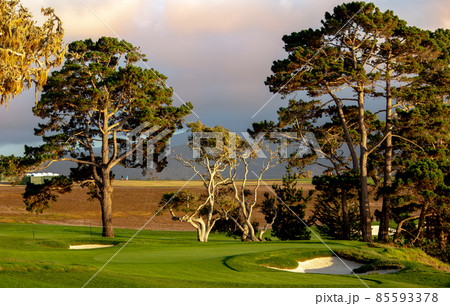 coastline golf course in California coastline golf course in California 85593378