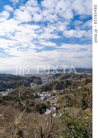 衣張山の山頂から見た景色（鎌倉） 85593480