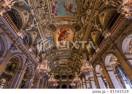 Reception rooms of the city hall, Paris, France 85593529