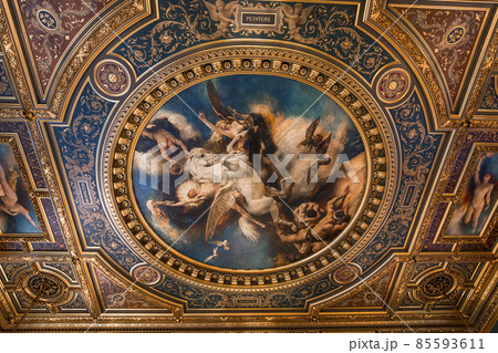 Reception rooms of the city hall, Paris, France 85593611