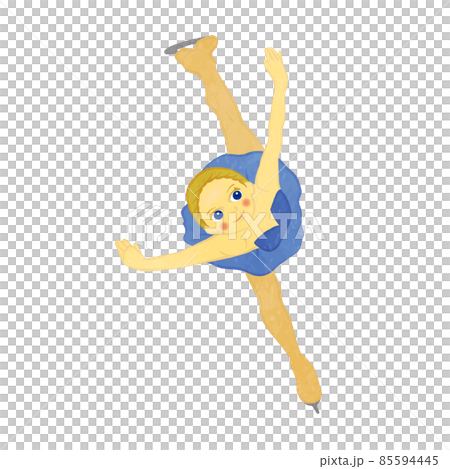 可愛的花樣滑冰女孩做駱駝技術 02 85594445