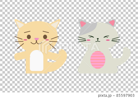 Cute cat set cat 85597903