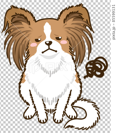 Dissatisfied papillon (red white) 85599131