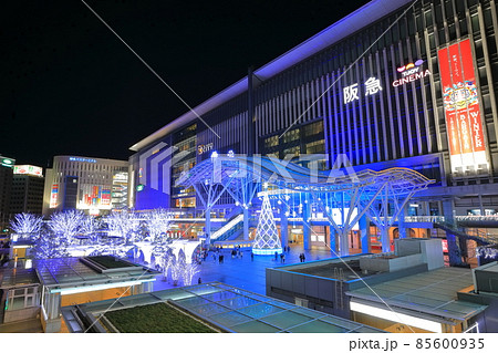 【福岡県】JR博多駅のイルミネーション(光の街・博多) 【福岡県】JR博多駅のイルミネーション(光の街・博多) 85600935