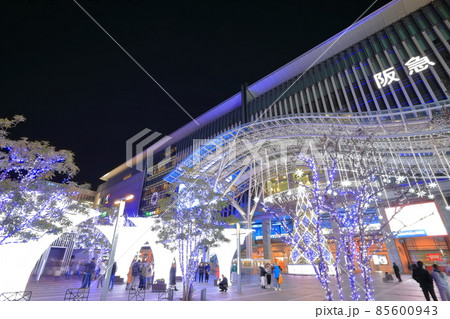 【福岡県】JR博多駅のイルミネーション(光の街・博多) 【福岡県】JR博多駅のイルミネーション(光の街・博多) 85600943