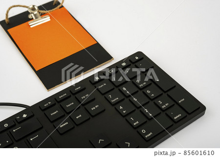 Computer Keyboard And Symbol.Information Medium For Communication.Laptop Keyboard For Typing New Ideas And Planning Development.Technological Equipment Accessing Internet 85601610