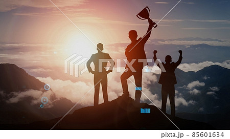 Achievement and Business Goal Success conceptual . Achievement and Business Goal Success conceptual . 85601634