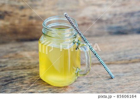 Homemade Fermented Raw Kombucha Tea Ready to Drink With orange and lime. Summer Homemade Fermented Raw Kombucha Tea Ready to Drink With orange and lime. Summer 85606164