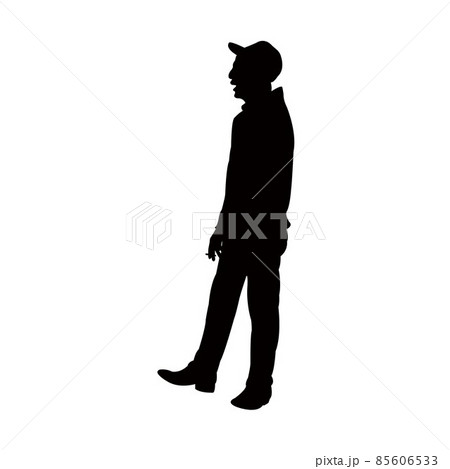 a man body silhouette vector a man body silhouette vector 85606533
