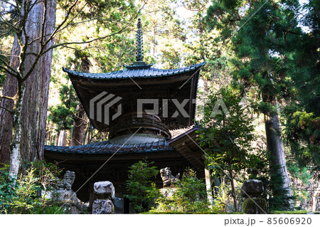 烏天狗 天狗の写真 天狗の寺院 大雄山最乗寺の写真素材