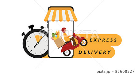 Online delivery service concept, online order tracking, delivery home and office. Online delivery service concept, online order tracking, delivery home and office. 85608527